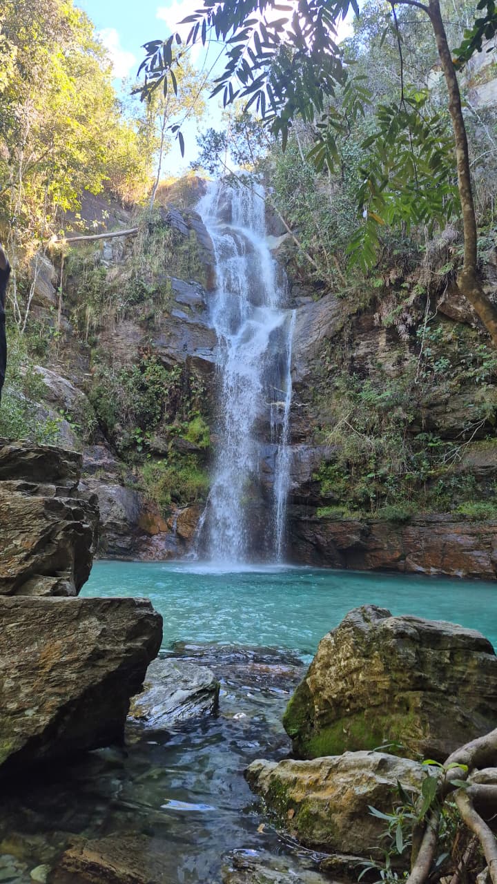 Paisagem da Cachoeira Santa Bárbara